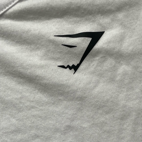 Gymshark white side tie T shirt Large - Picture 4 of 6